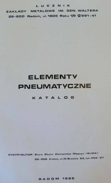 ELEMENTY PNEUMATYCZNE - KATALOG