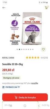 Karma sucha dla kota Royal Canin