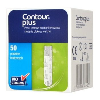 Contour Plus paski testowe do glukometru 50 sztuk