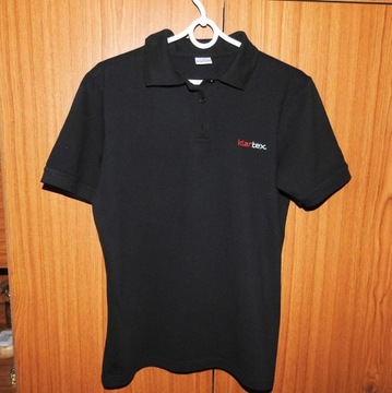 Czarna koszulka Polo męska - S/M/L//XL/XXL