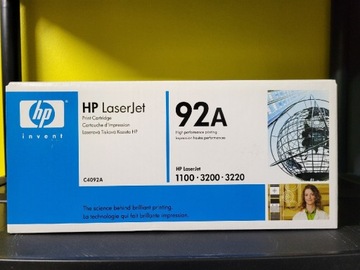 Toner HP92A, HP C4092A czarny (black) ORYGINAŁ