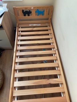 Łózko dziecięce rama łóżka Kritter Ikea 70x160