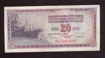 20  dinarów 1978 r  Jugosławia