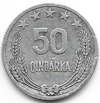 Albania 50 Qindarka 1964