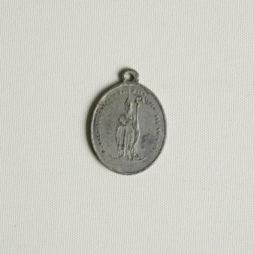 Rzadki przedwojenny aluminiowy medalik lata 20-30