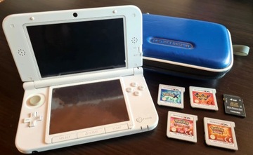 Konsola Nintendo 3DS XI biała+Gry+akcesoria