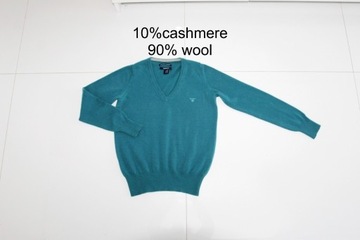 GANT 90%lambswool 10%kaszmir, bez wad M/S