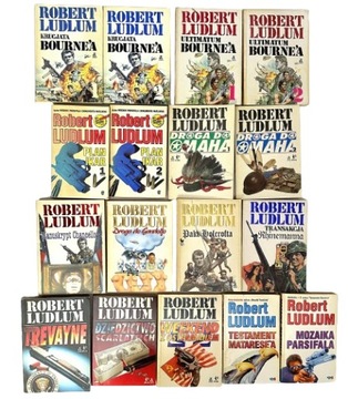 Robert Ludlum - zestaw 17 książek OKAZJA! 