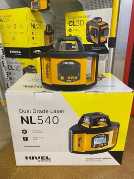 Niwelator Laserowy NL540 Nivel Rotacyjny SPADKI 