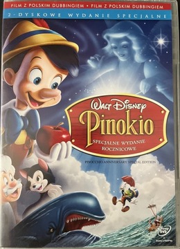 Pinokio - film DVD 2 płyty, wydanie rocznicowe