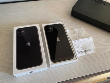 Smartfon Apple iPhone 11 64GB Czarny Dowód Zakupu