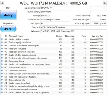 Dysk twardy 14 TB WD UltraStar WDC WUH721414ALE6L4, faktura 23%