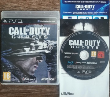 Call of Duty Ghosts na PS3. Komplet. 