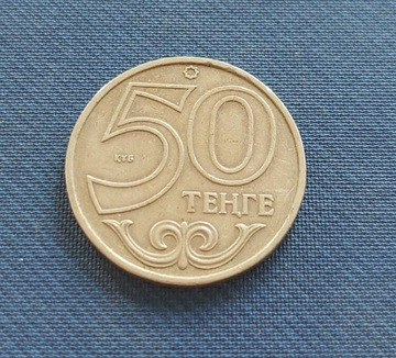 Moneta Kazachstan 50 tenge, 2000