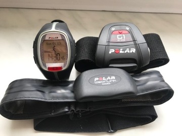 Zegarek sportowy Polar RS200, czujnik GPS, pas HR