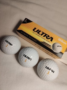 Piłki golfowe 3 szt. Wilson ULTRA Distance białe 