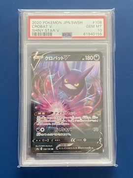 Pokemon PSA10 Crobat V #108