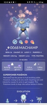 Pokemon go Machamp Trade Wymiana