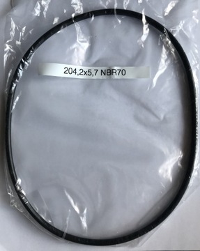 204,2x5,7 oring 70NBR o-ring NBR 1 szt