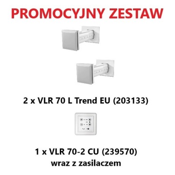 Decentralny rekuperator VLR 70 (2 szt) + sterownik