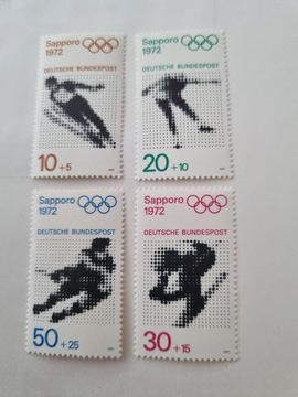 Niemcy RFN 1971 olimpiada piękna seria 4 €
