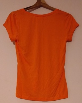 Bodyflirt pomarańczowy t-shirt rozmiar 34 xs