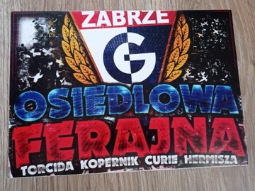 Vlepka a4 Górnik Zabrze osiedlowa GKS Katowice  