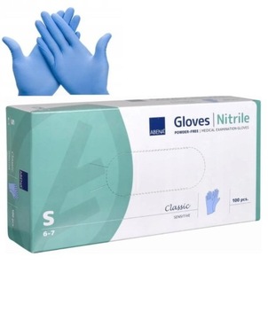 Rękawice nitrylowe Abena Gloves 100 szt, rozmiar S