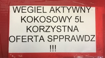 Węgiel aktywny kokosowy filtracja  bimber