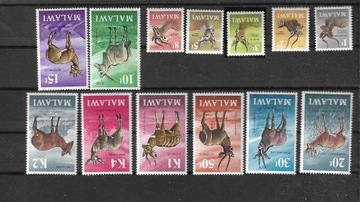 znaczki Malawi czyste fauna Mi 148-160