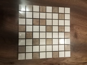 Mozaika brązowo-beżowa 25 x 25 cm