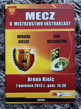 Program meczowy Korona Kielce - GKS Bełchatów