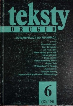 "Teksty Drugie" 1991, nr 6