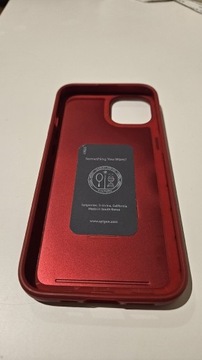 iiPhone13 czerwone opalizujące etui