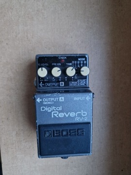 Boss rv2 reverb made in japan