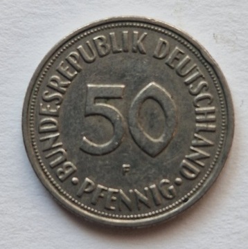 Niemcy,50 Pfenningów 1950r.F