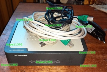 Modem Thomson THG570K do internet z kablówki.