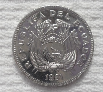 Ekwador 20 centavo 1981 Generał Józef Sucre Stan!
