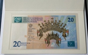 20 zł 300-lecie koronacji obrazu JG0038370 +folder