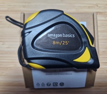 Miarka automatyczna zwijana 8m Amazon Basics