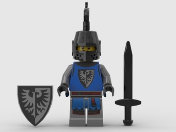 LEGO 10305 Rycerz z tarczą Black Falcon cas576