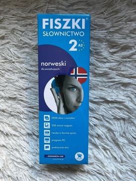 Fiszki język norweski poziom A2, nowe w folii