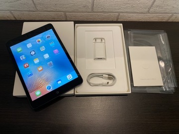 Tablet Apple iPad Mini 16GB - jak nowy, komplet