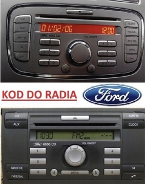 Kod do radia Ford