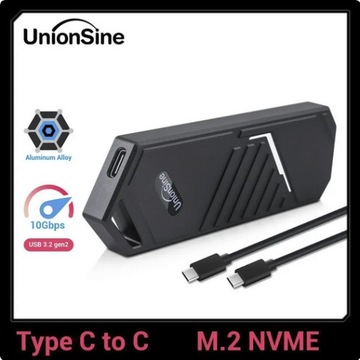 Obudowa UnionSine M.2 NVMe USB A i C 10Gbps Box