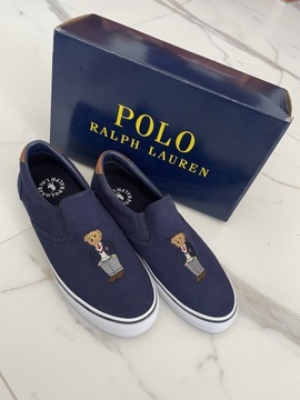 POLO RALPH LAUREN tenisówki wsówki slip-on Roz 44