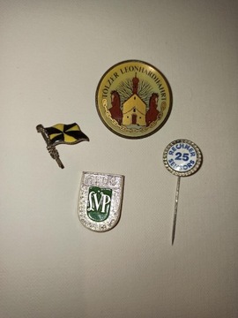 Zestaw niemieckich przypinek odznaki vintage pin