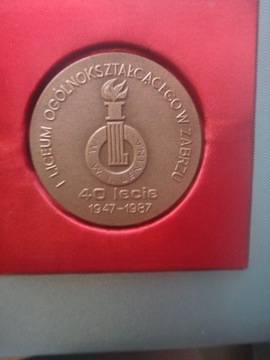 Medal za zasługi w rozwoju I liceum w Zabrzu
