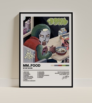 Plakat Mf Doom Mm..Food A3