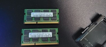 2X 2GB DDR3 do laptopa - SAMSUNG